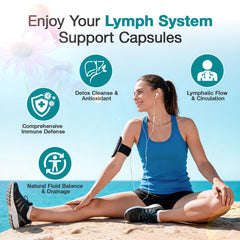 LUCKCHAN capsules closeup, easy-to-swallow daily support for fluid balance.