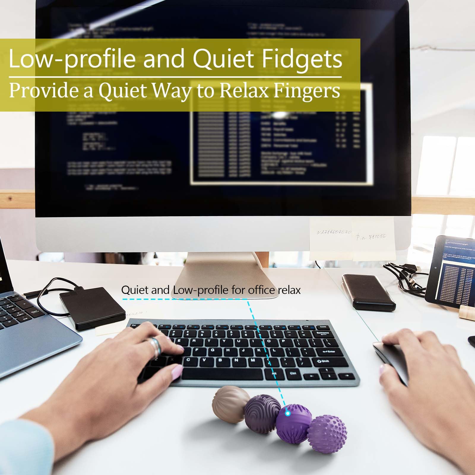 Luckdoor desk gadget, ASMR-friendly tactile feedback for calm moments