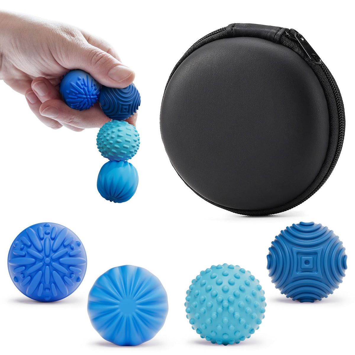 Luckdoor silicone magnetic ball with central magnet for satisfying tactile engagement.