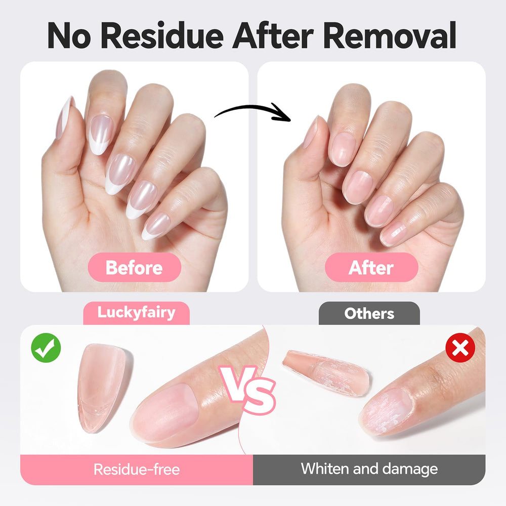 Luckyfairy remover pen compact 2x10ml enables portable, spill-free nail removal on the go