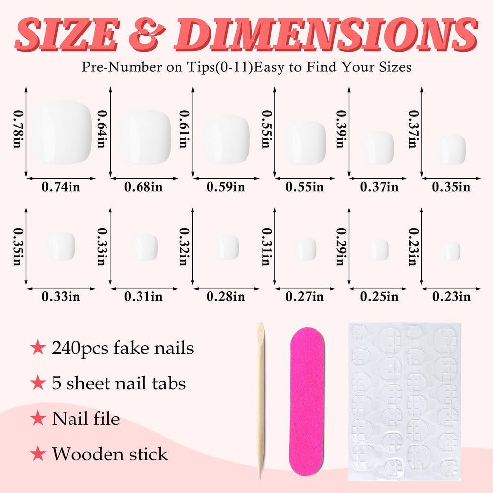 LuckForever nail glue tube for strong, lasting toe nail adhesion.