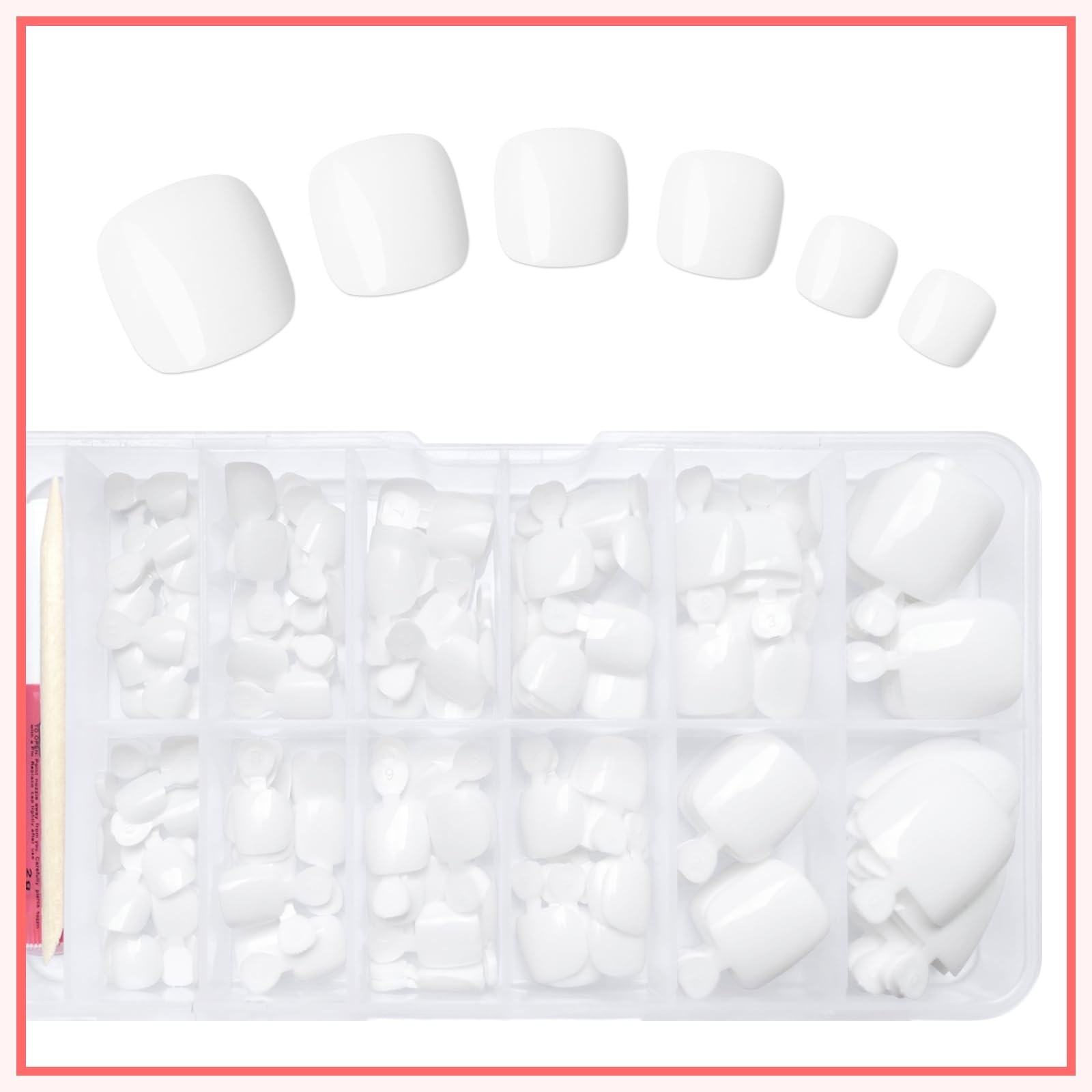 LuckForever compact storage case keeps toenails organized.