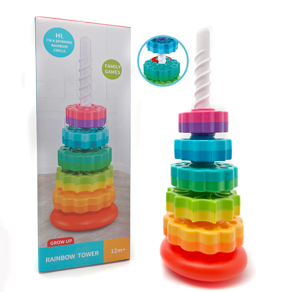 LUCKFUTURE vibrant disks and gears spark curiosity during family play sessions