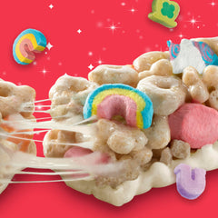 Lucky Charms cereal bars individually wrapped for portable lunches.