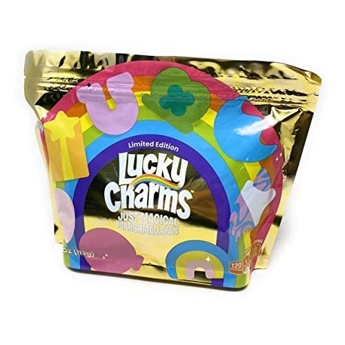Giftable pack of Lucky Charms limited edition marshmallows.