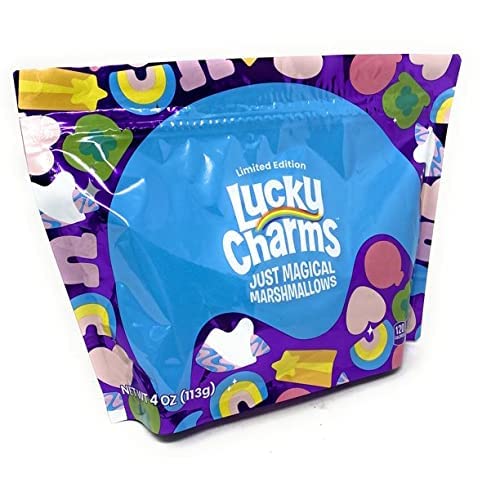Lucky Charms marshmallows serving idea in a bowl.