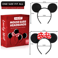 Close-up of Lucky Will black ears headband showing soft velvet finish.