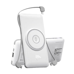 LuckyFELLOW magnetic 10000mAh front view, travel-ready power bank