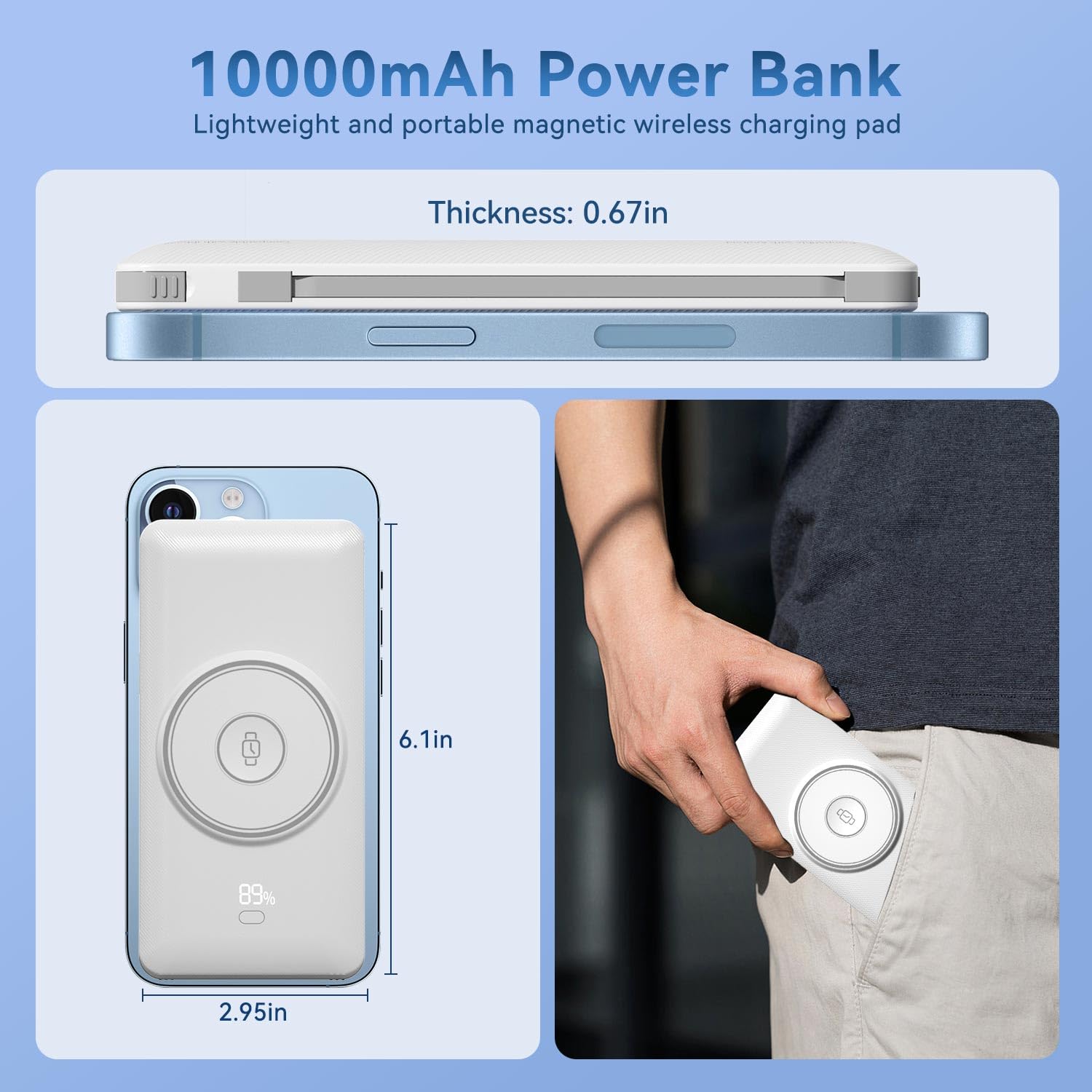 LuckyFELLOW multiple-outputs with integrated cables for versatile charging