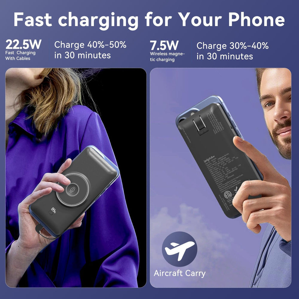 LUCKYFELLOW wireless charging surface powers a phone quickly with up to 15W.