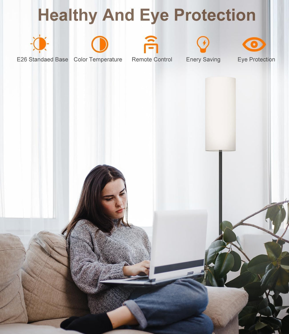 Luckystyle color temperature control ranges from warm to cool light.