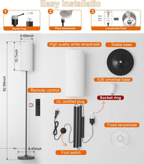 Luckystyle foot switch offers quick hands-free lamp control.