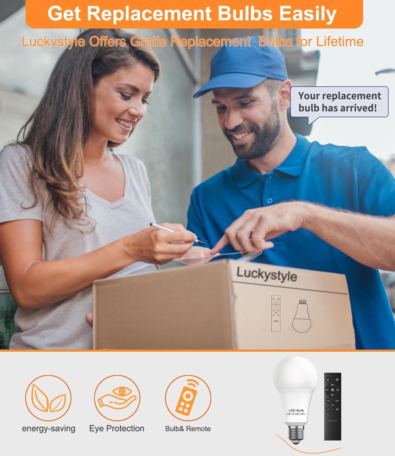 Luckystyle timer and night mode save energy with gentle night lighting.