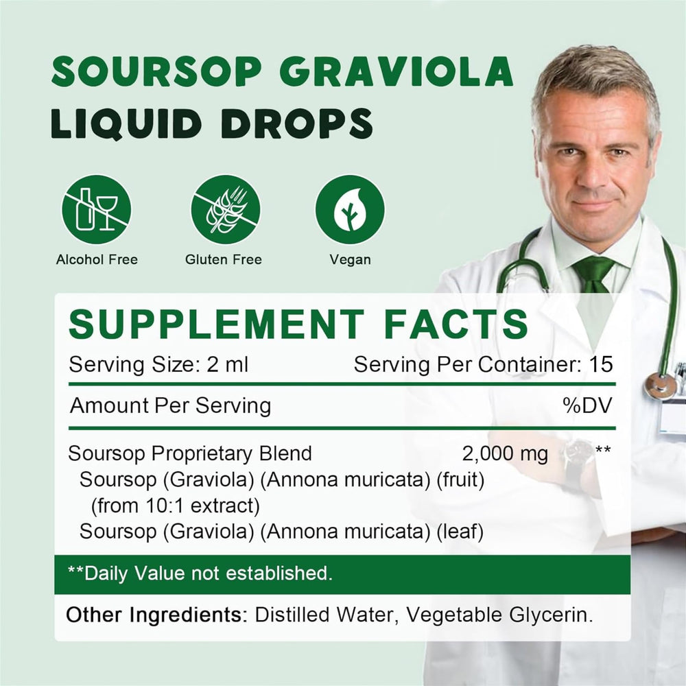 LUCNVEM Soursop Drops blending into beverages for effortless addition