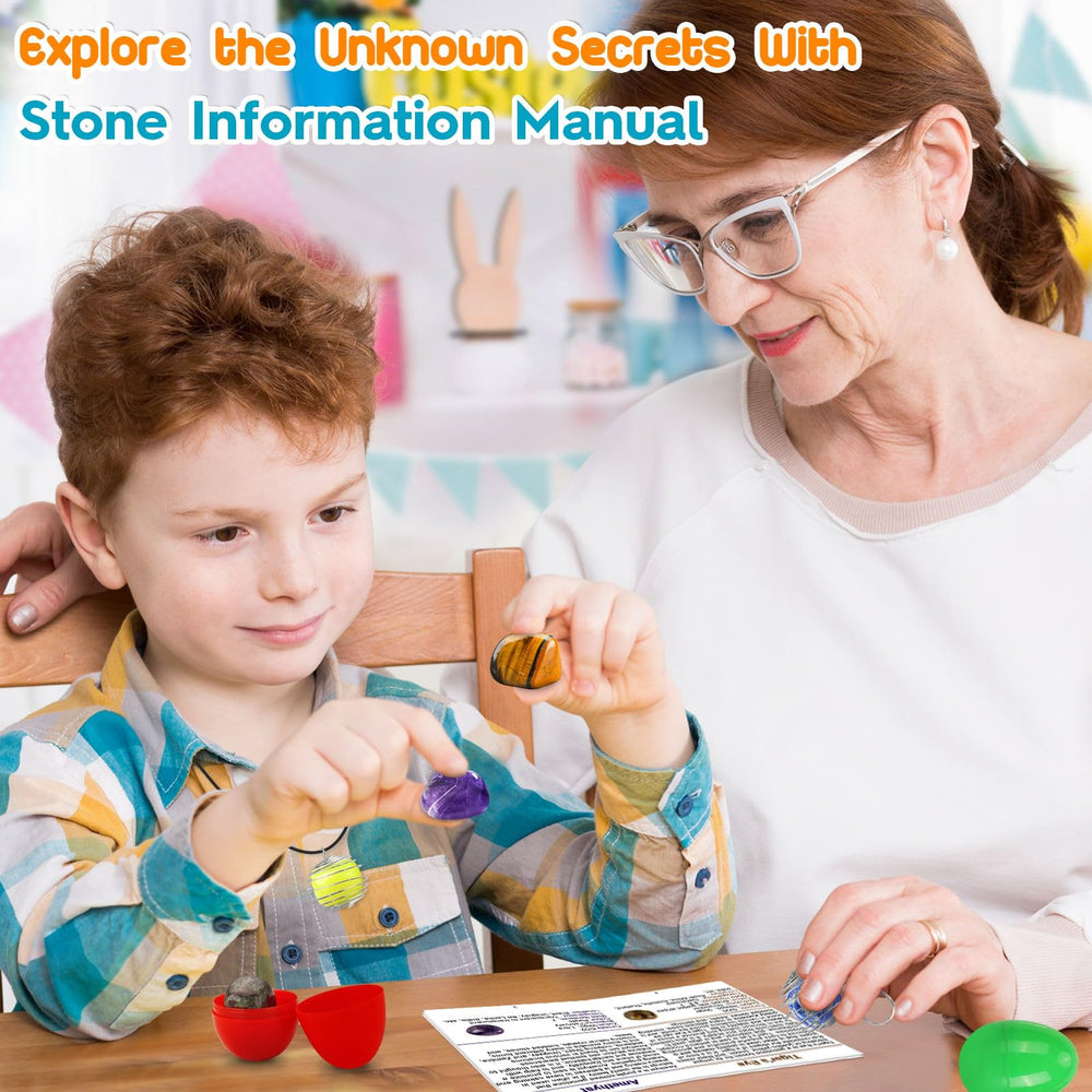 Ludmila Crystal Information Booklet enhances Easter celebrations with gemstone insights.