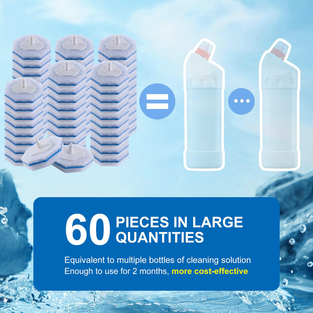 Closeup of thickened cleaning layer on LufamlyGo refill for stronger foam