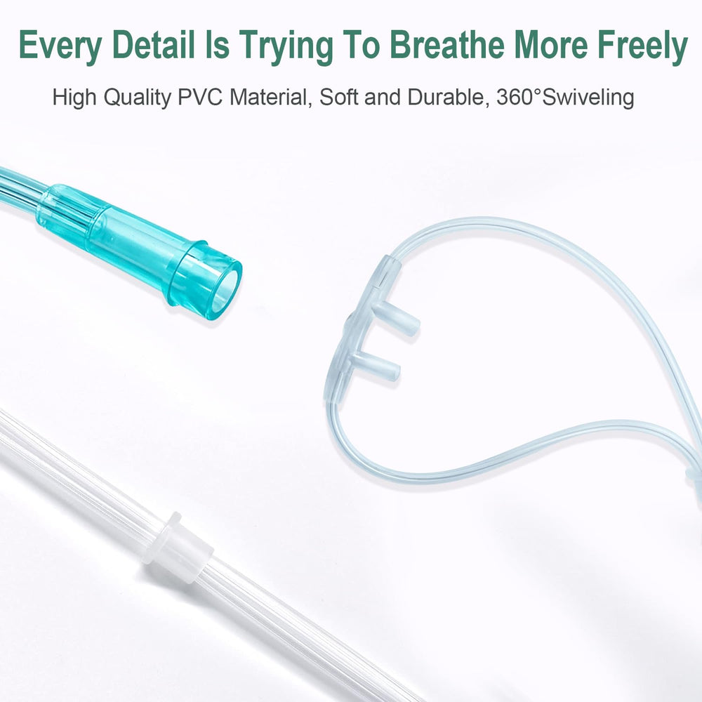 Luisddi nasal oxygen cannula set designed for home use and caregiver-assisted setups