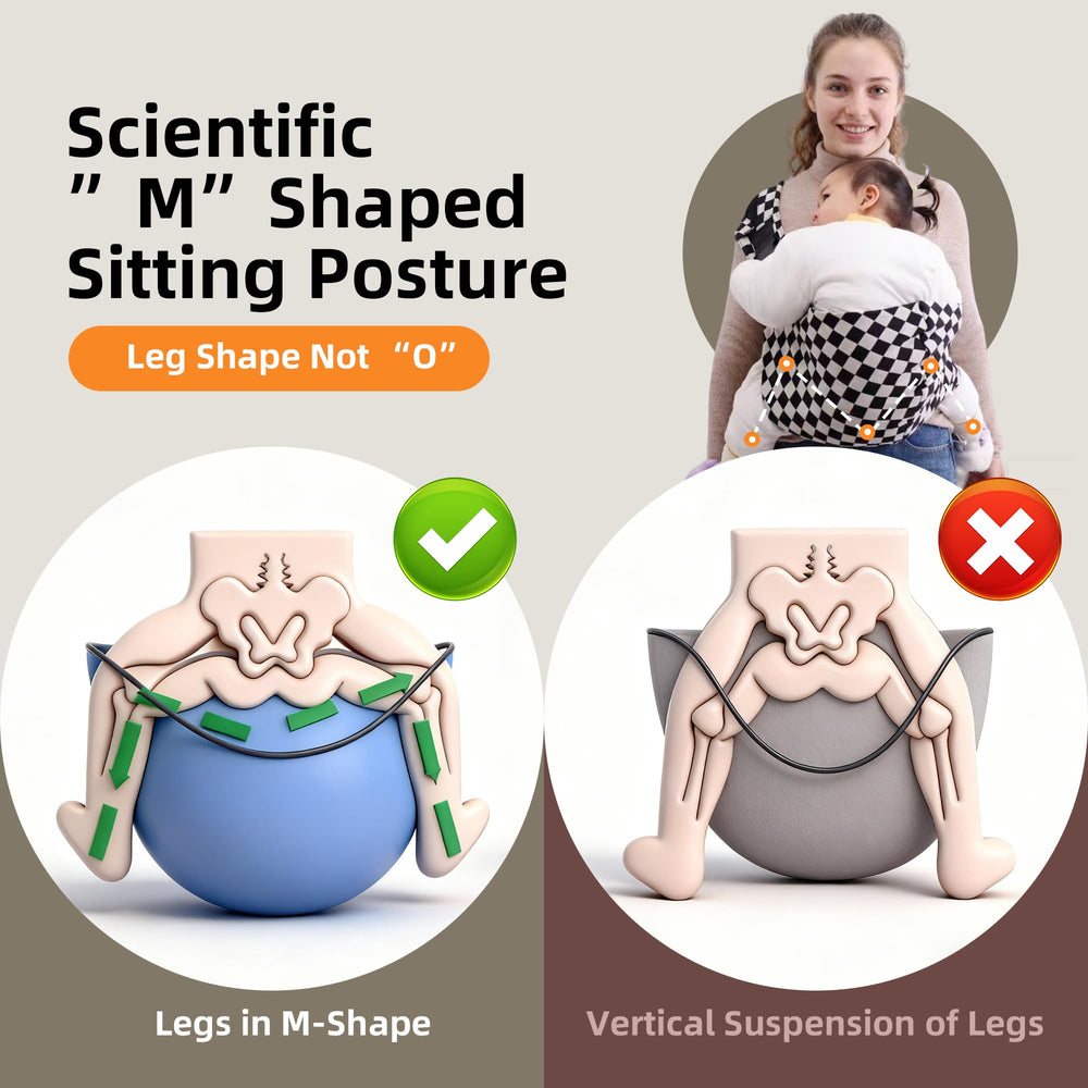 Lujifo sling folded compactly in a diaper bag for travel.