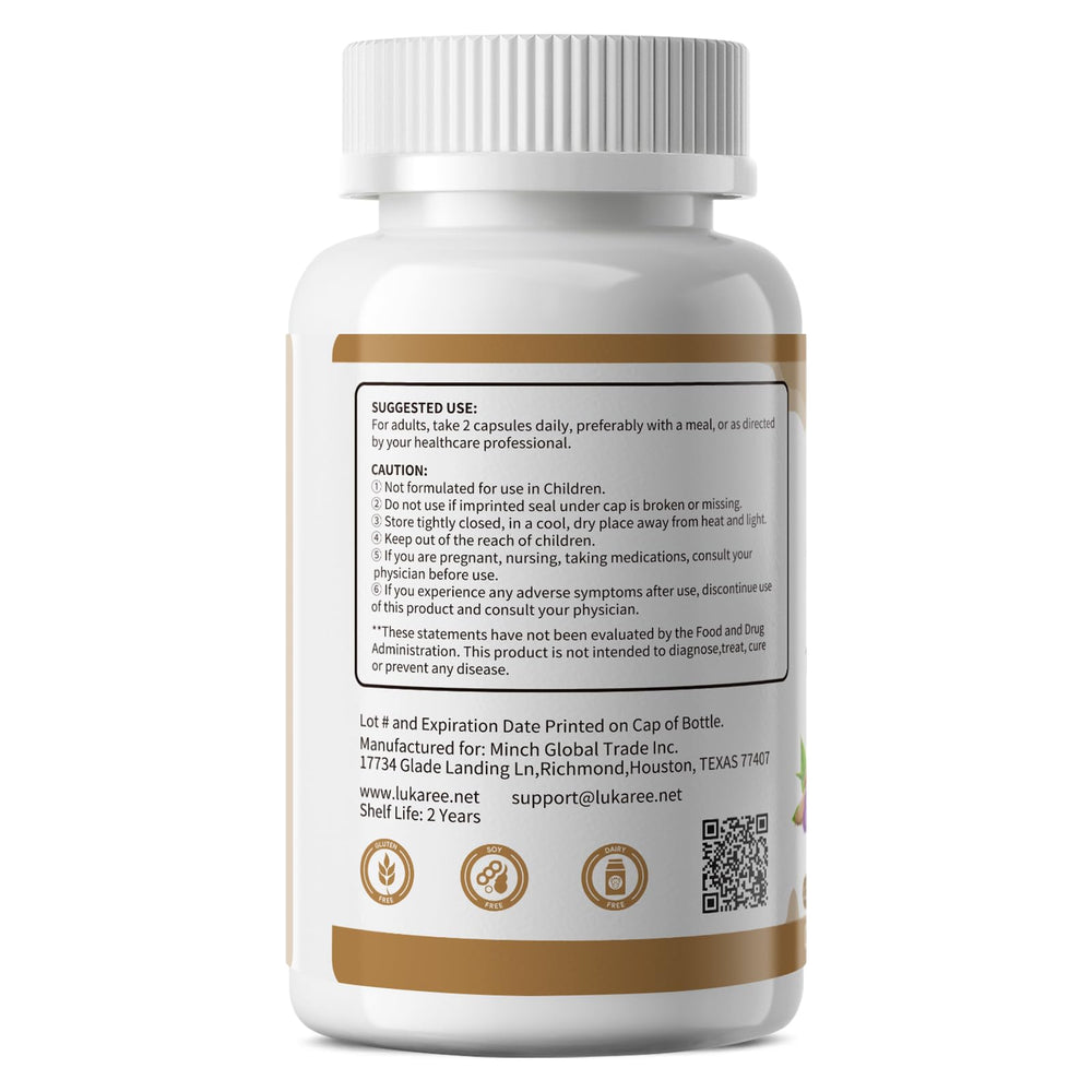 Lukaree 60-day supply packaging image showcasing long-lasting wellness routine.