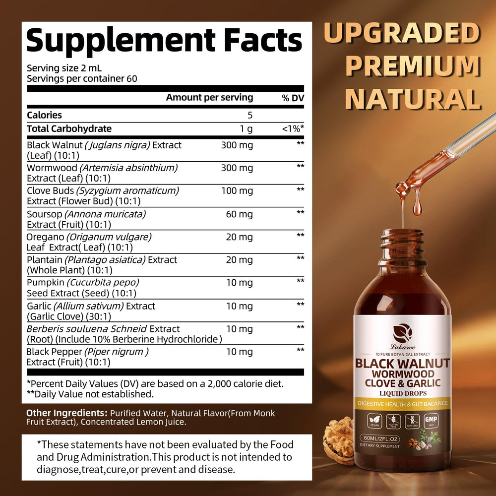 Lukaree alcohol-free, gut-friendly formula for sensitive stomachs.