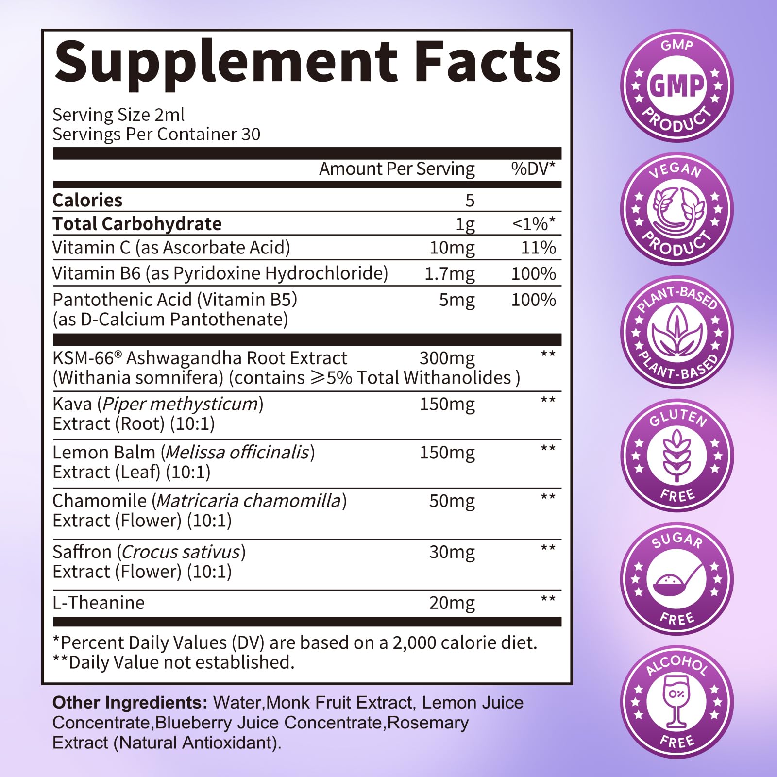 Lukaree Cortisol Drops KSM-66 Ashwagandha bottle highlights calming root for balanced mood