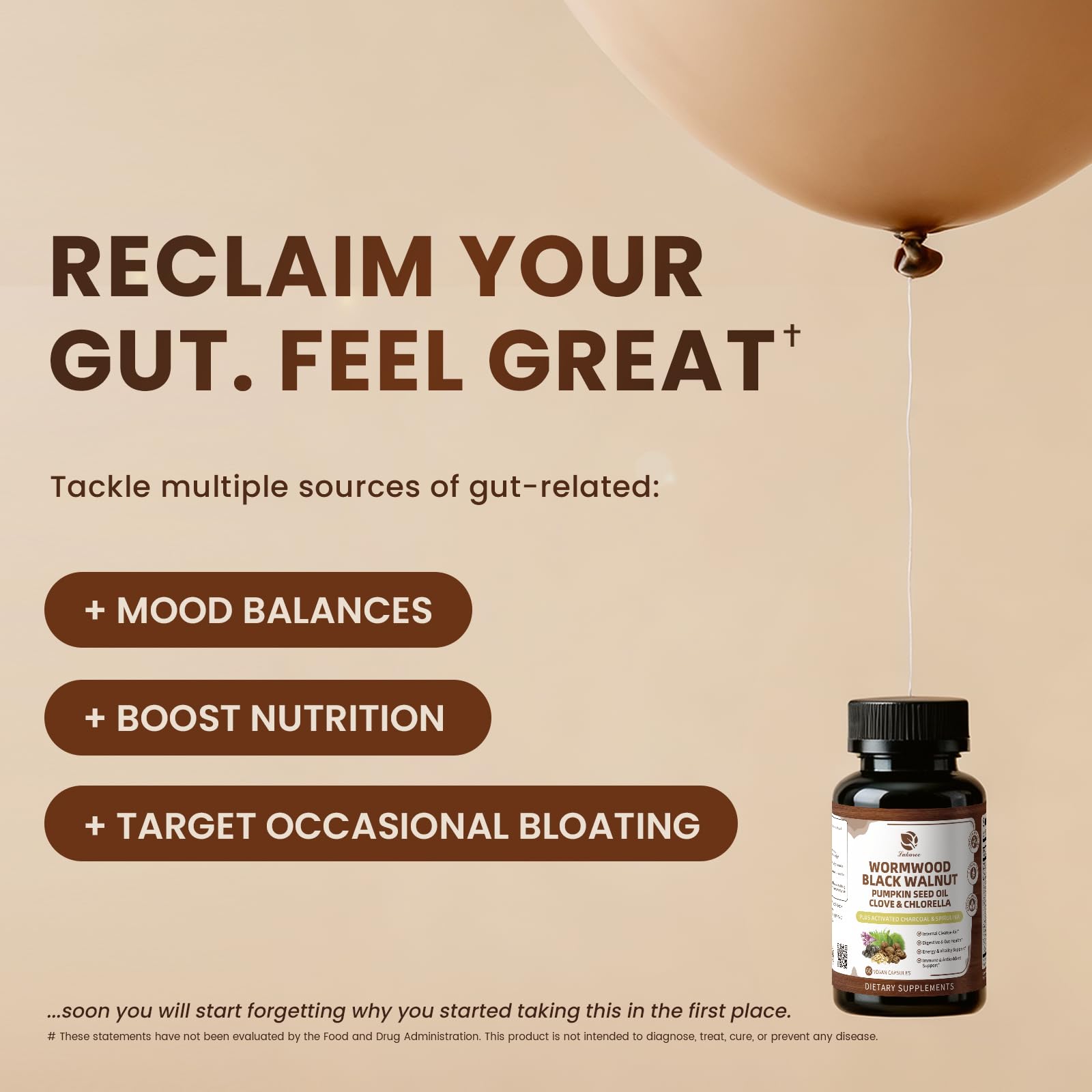 Lukaree Oregano dried leaves emphasizing antioxidant-rich gut care