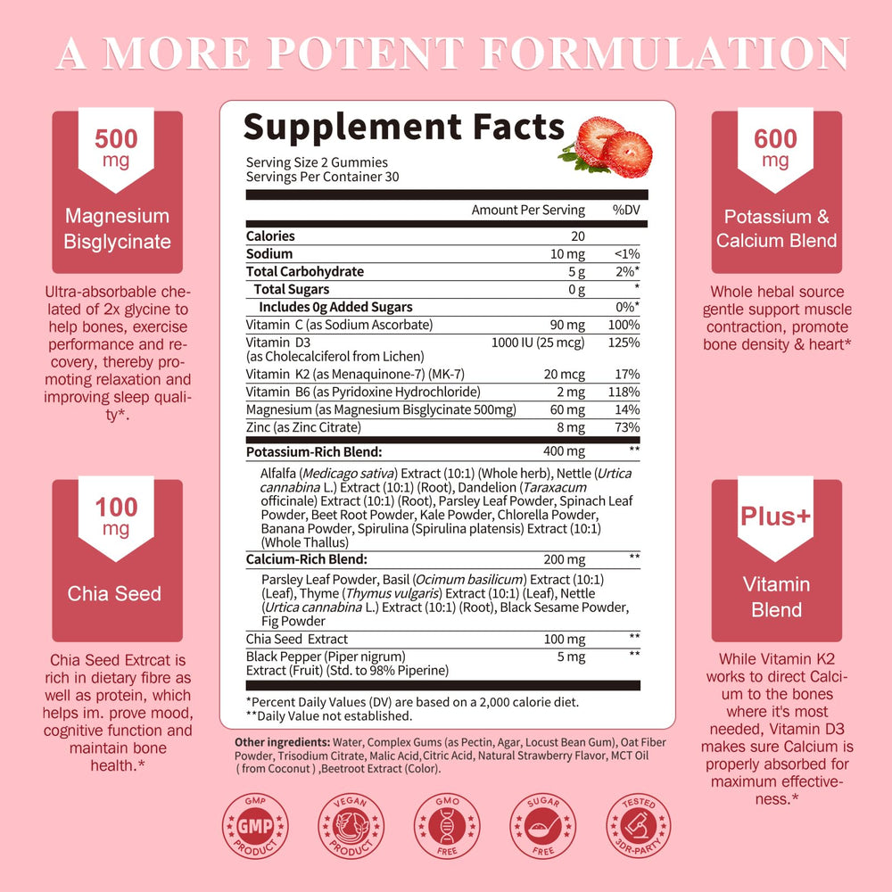 Lukaree Gummies with plant-based minerals and enhanced absorption.