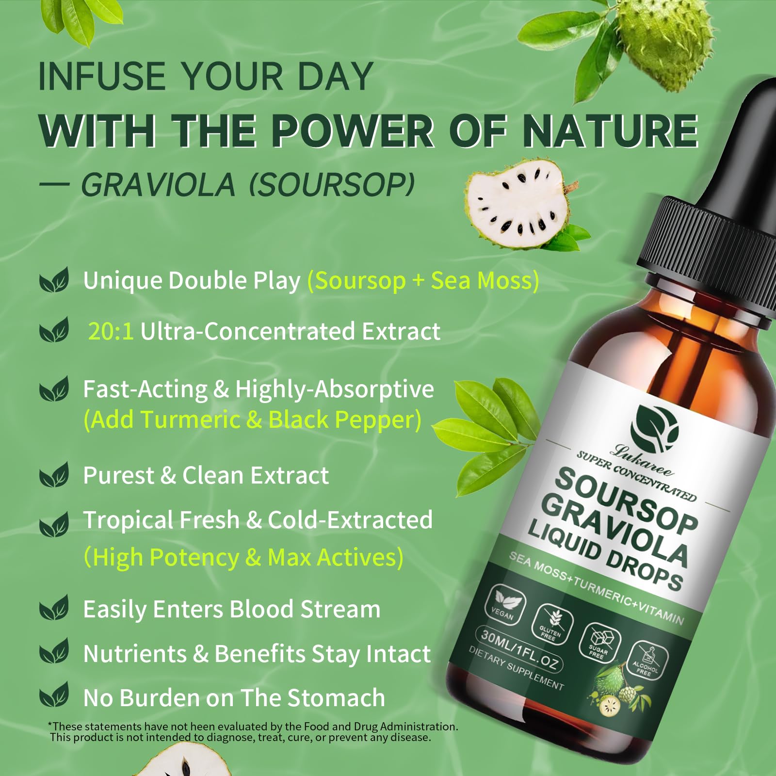 Lukaree Sea Moss minerals bowl emphasizes rich nutrient profile.