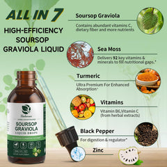 Lukaree Soursop liquid drops dispense neatly for precise dosing.