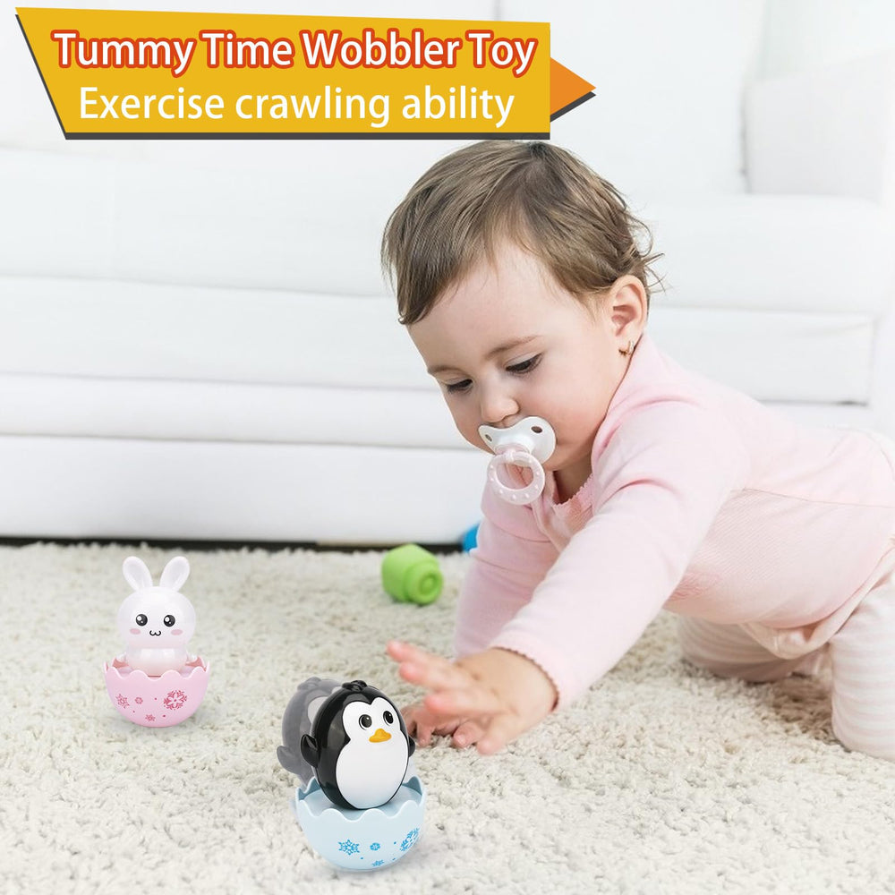 Lukax chick Easter egg toy spins, perfect for tiny fingers.