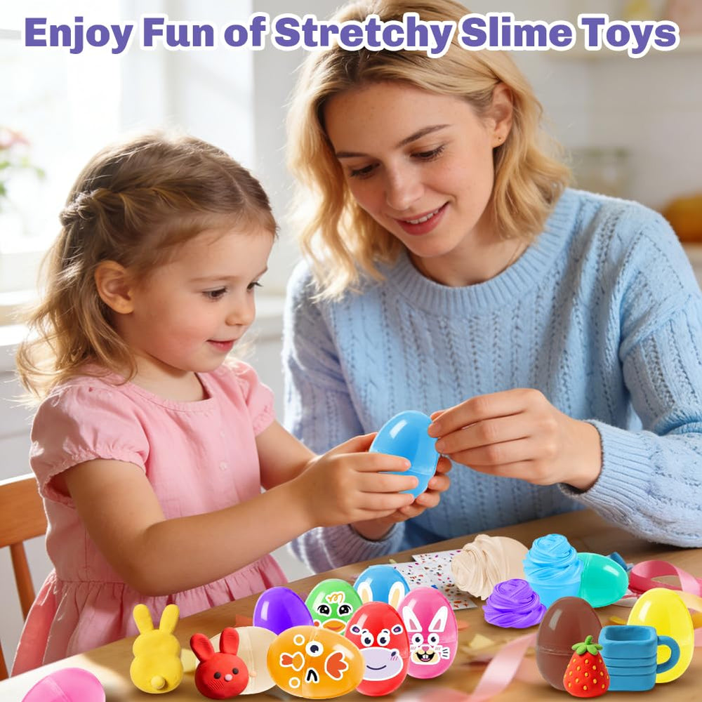 LUKBERA included animal sticker labels to customize eggs and boost fun.