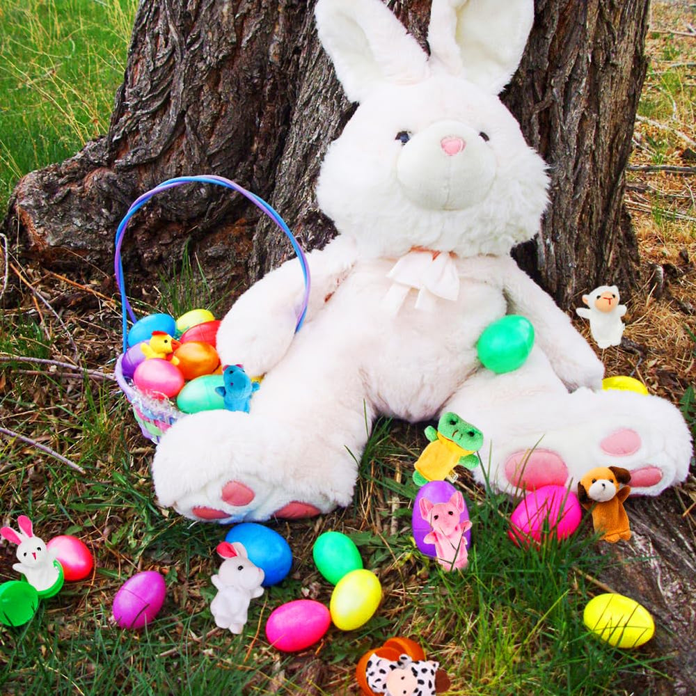 LUKBERA durable plastic eggs storing puppets securely