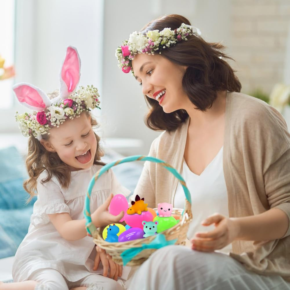 LUKBERA Easter egg hunt basket stuffers for celebrations.