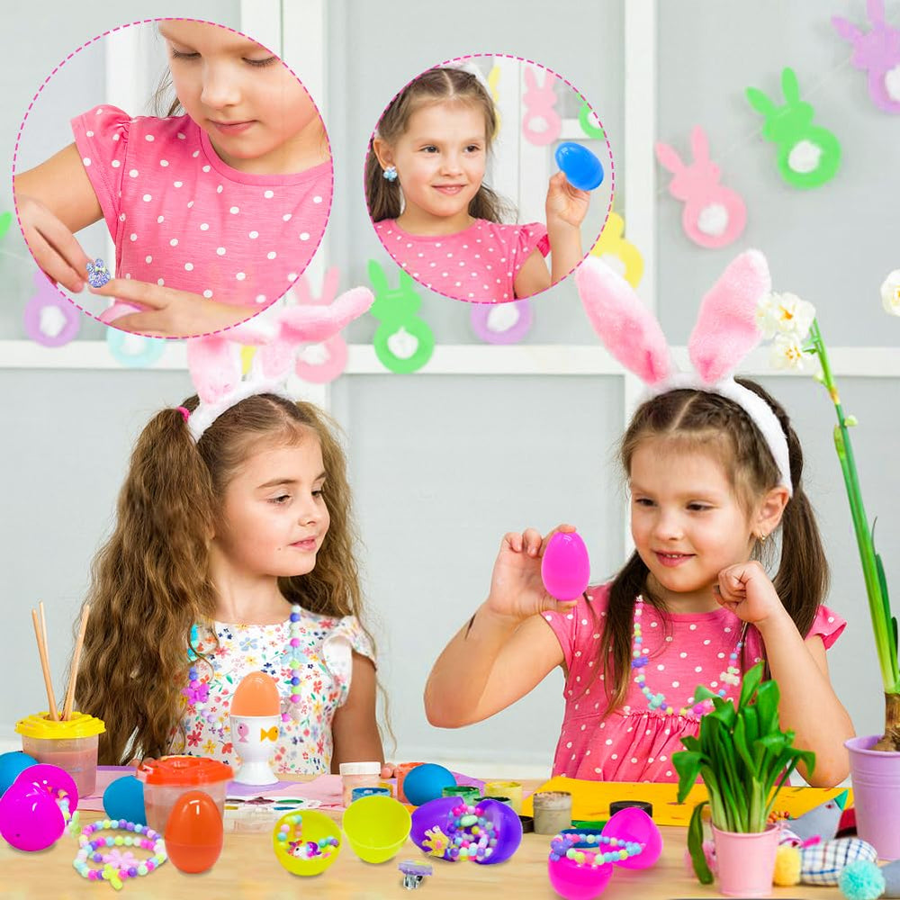 LUKBERA Easter eggs jewelry gift packaging idea for Easter classrooms and parties.