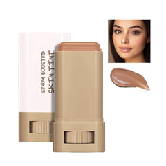 Lulesi Beauty Balm Serum Face Tint swatch showing buildable coverage for a natural finish.