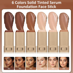 Lulesi Solid Essence Stick blends on skin for a seamless second-skin finish.