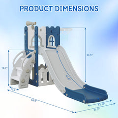 LulliSpace moderate-width slide helps smaller children slide steadily