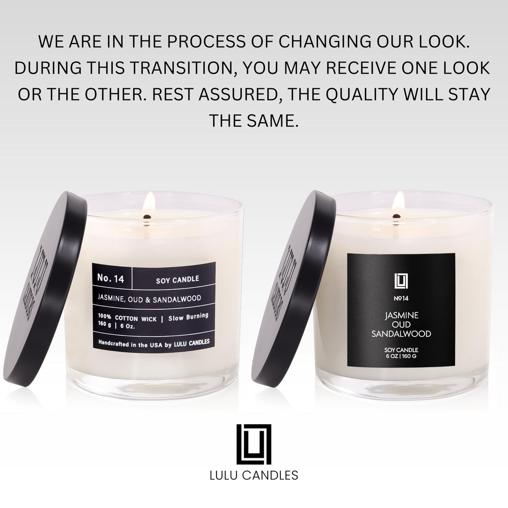Lulu Candles Jasmine Oud Sandalwood aroma close-up highlighting premium fragrance