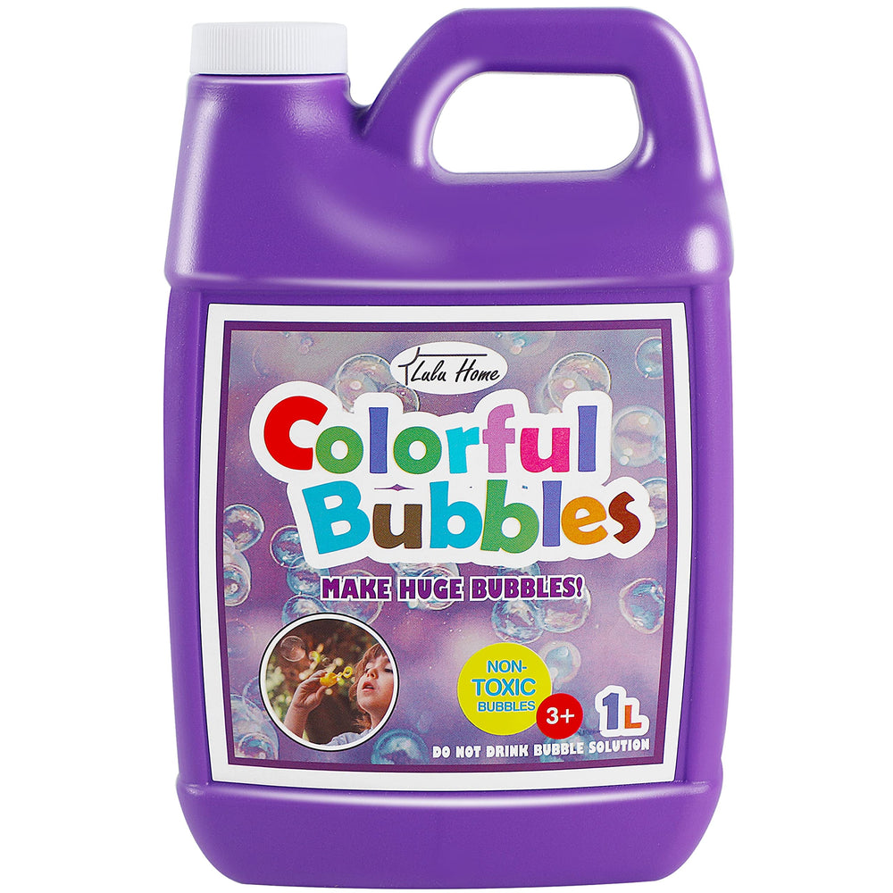 Lulu Home bubble-concentrated solution purple bottle for kids' play