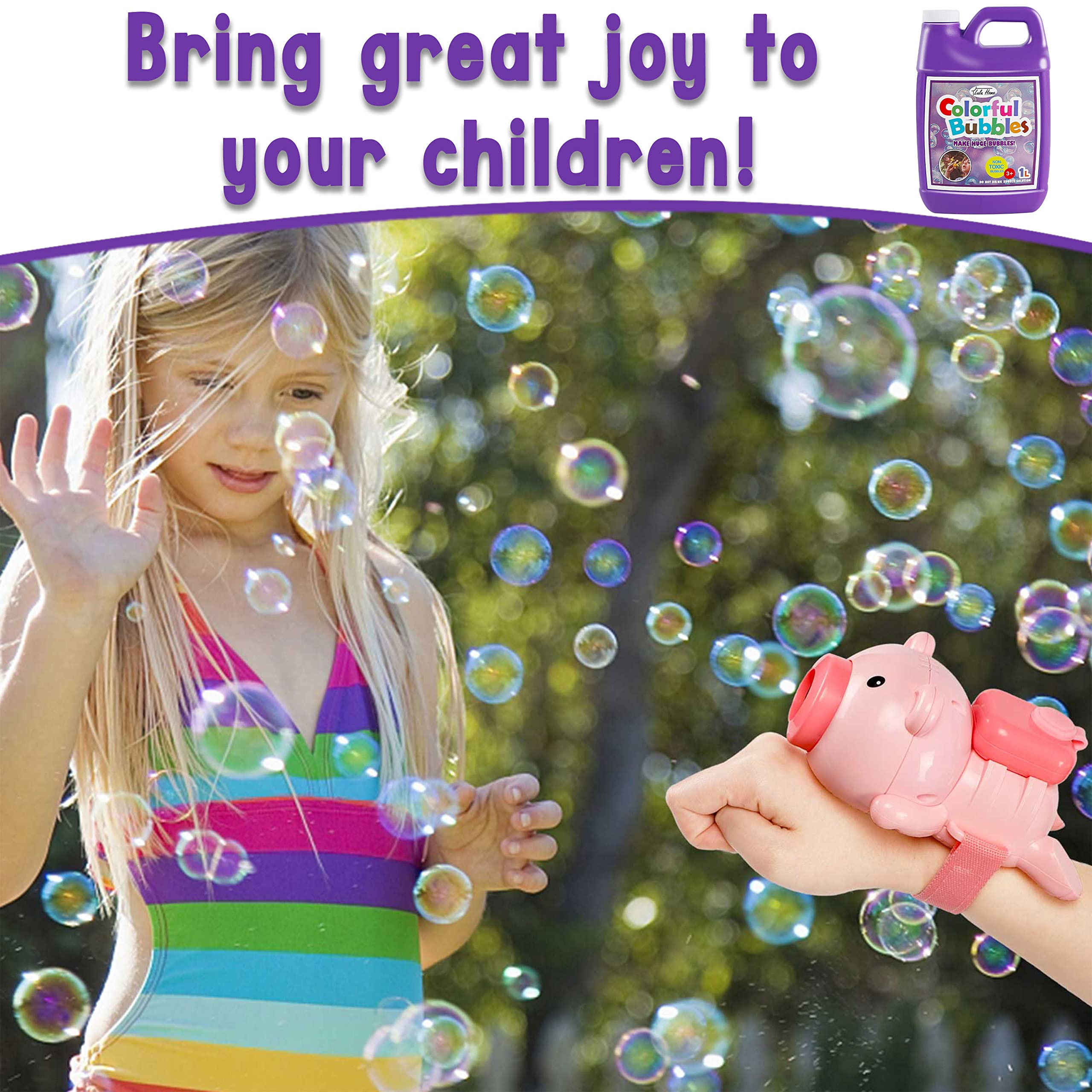 Lulu Home bubble machine refill for continuous play