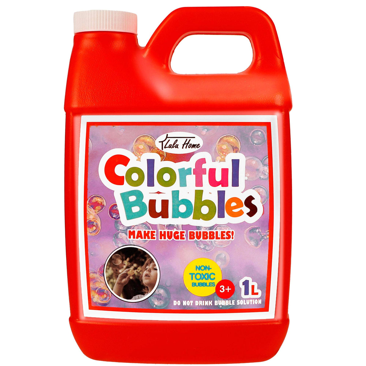 Lulu Home concentrated bubble solution 1L refill for bubble machines and wands.