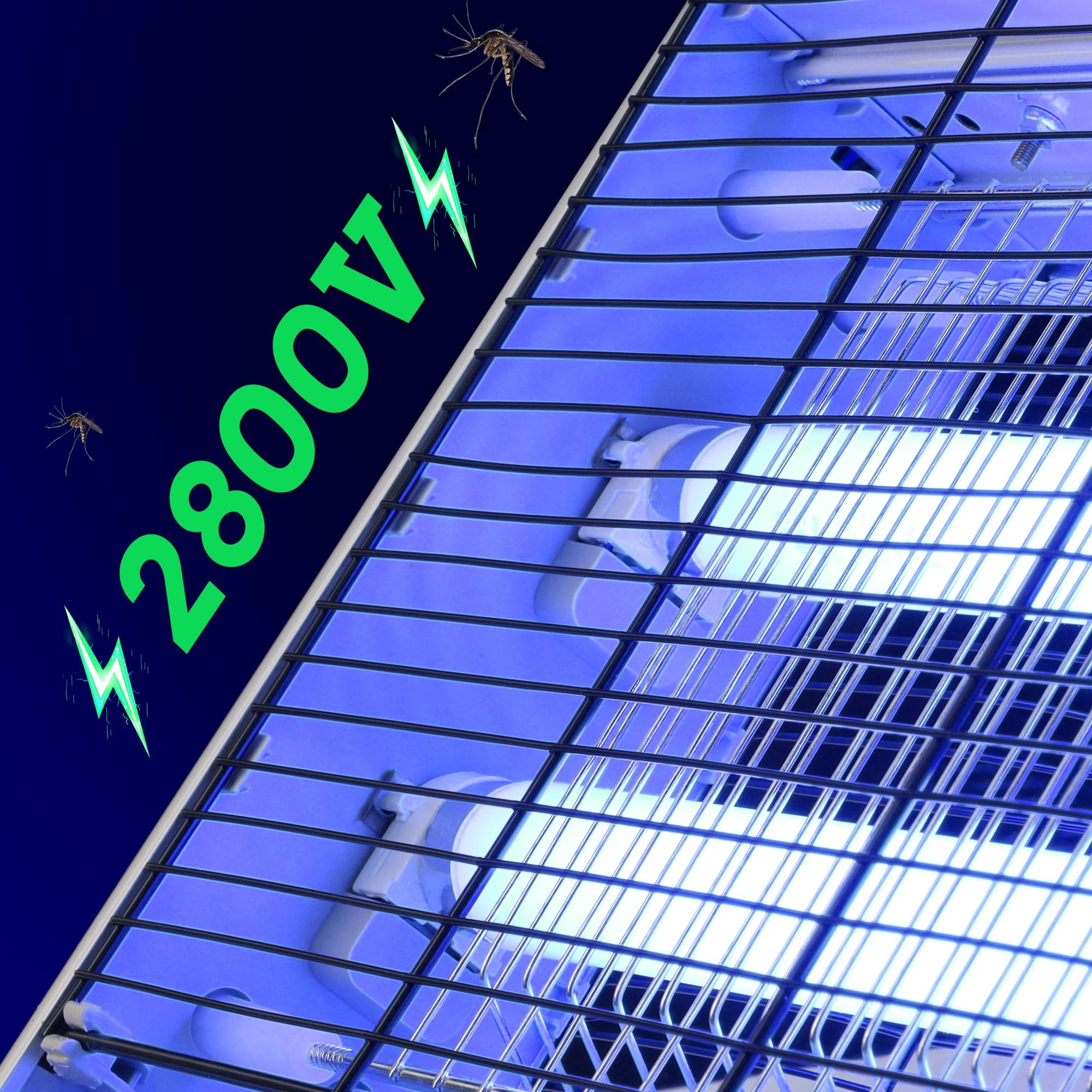 Lulu Home Bug Zapper indoors, suitable for living rooms, offices, and shops.
