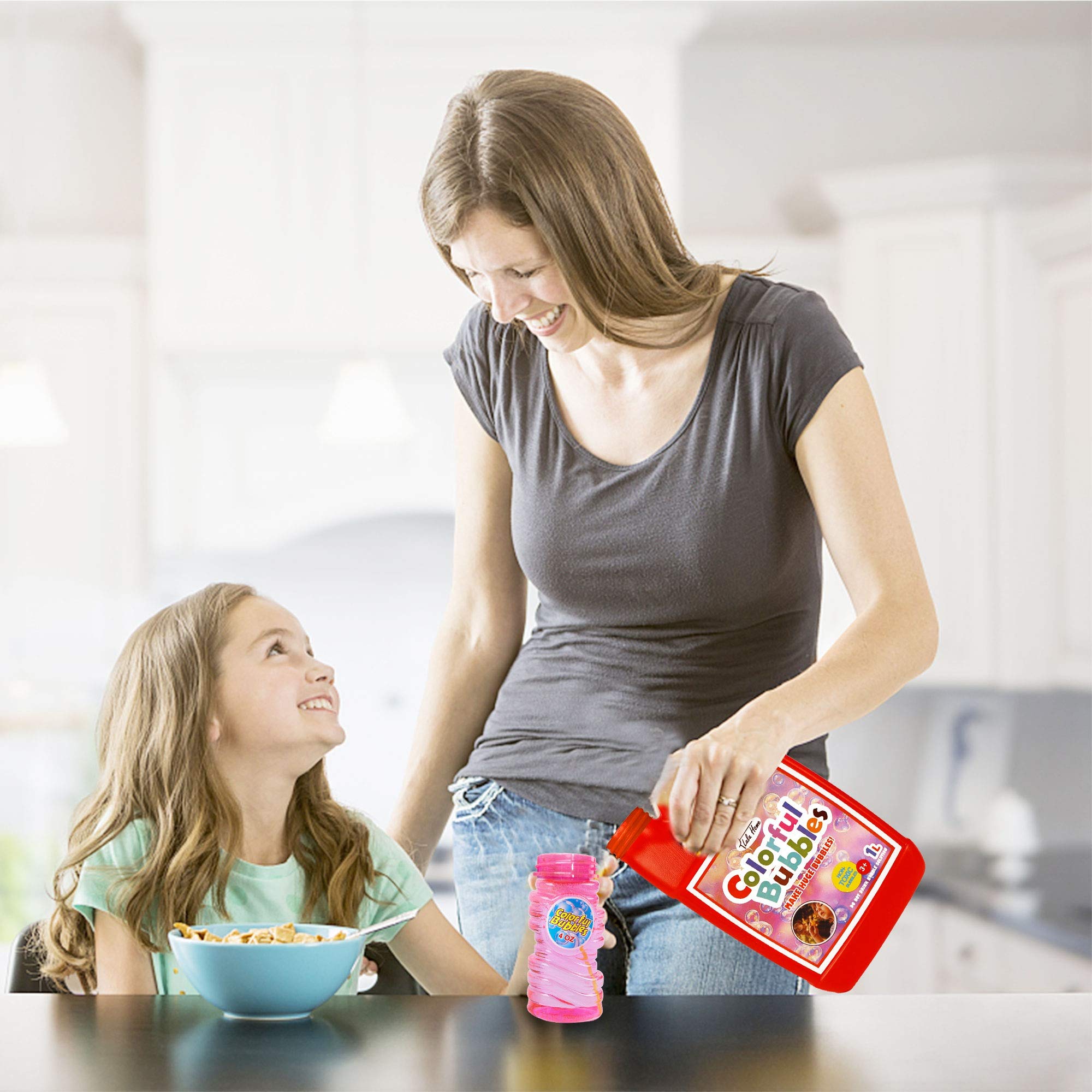 Lulu Home safe odorless non-toxic bubble solution.