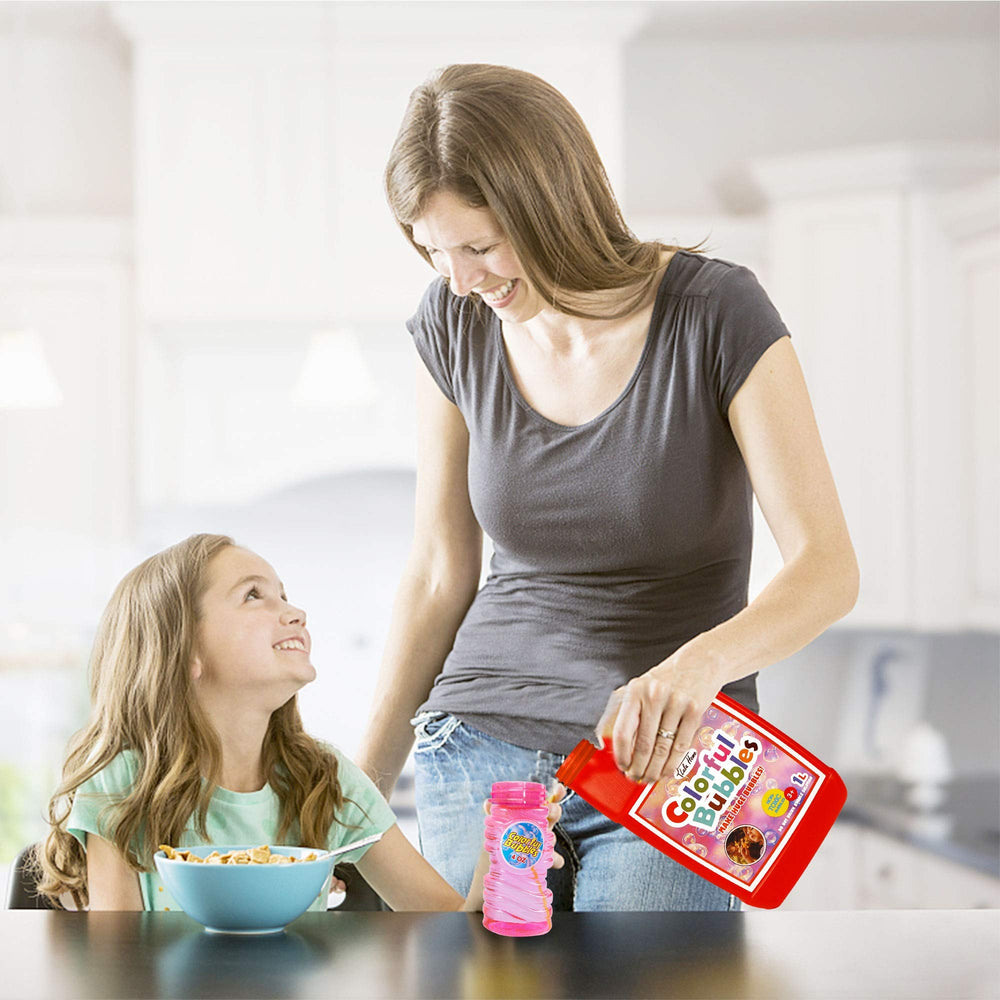 Lulu Home safe odorless non-toxic bubble solution.