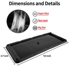 LULUCATCH non-toxic glue trap sticks pests safely, ideal for homes with kids.