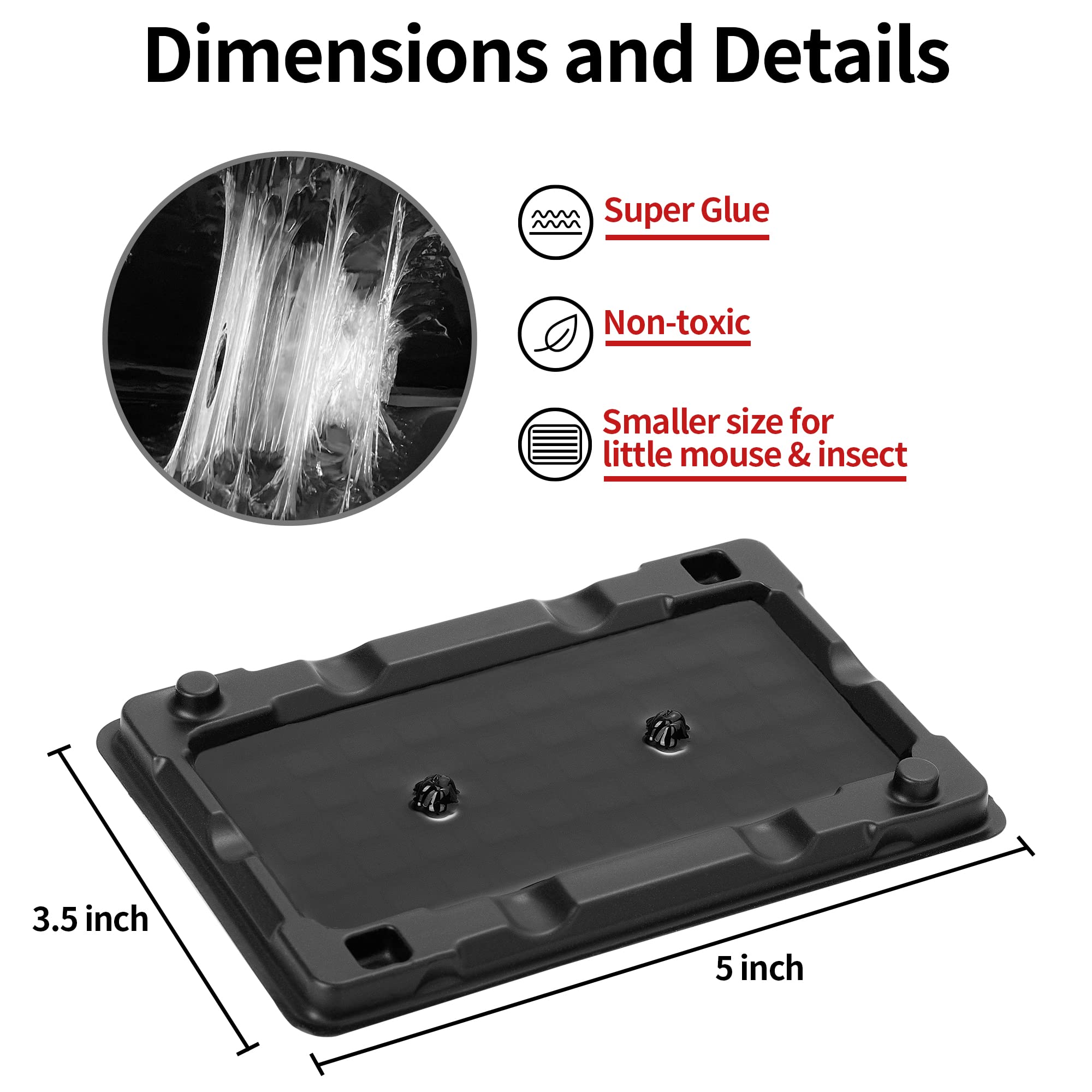 LULUCATCH glue trap peanut bait attracts pests effectively.