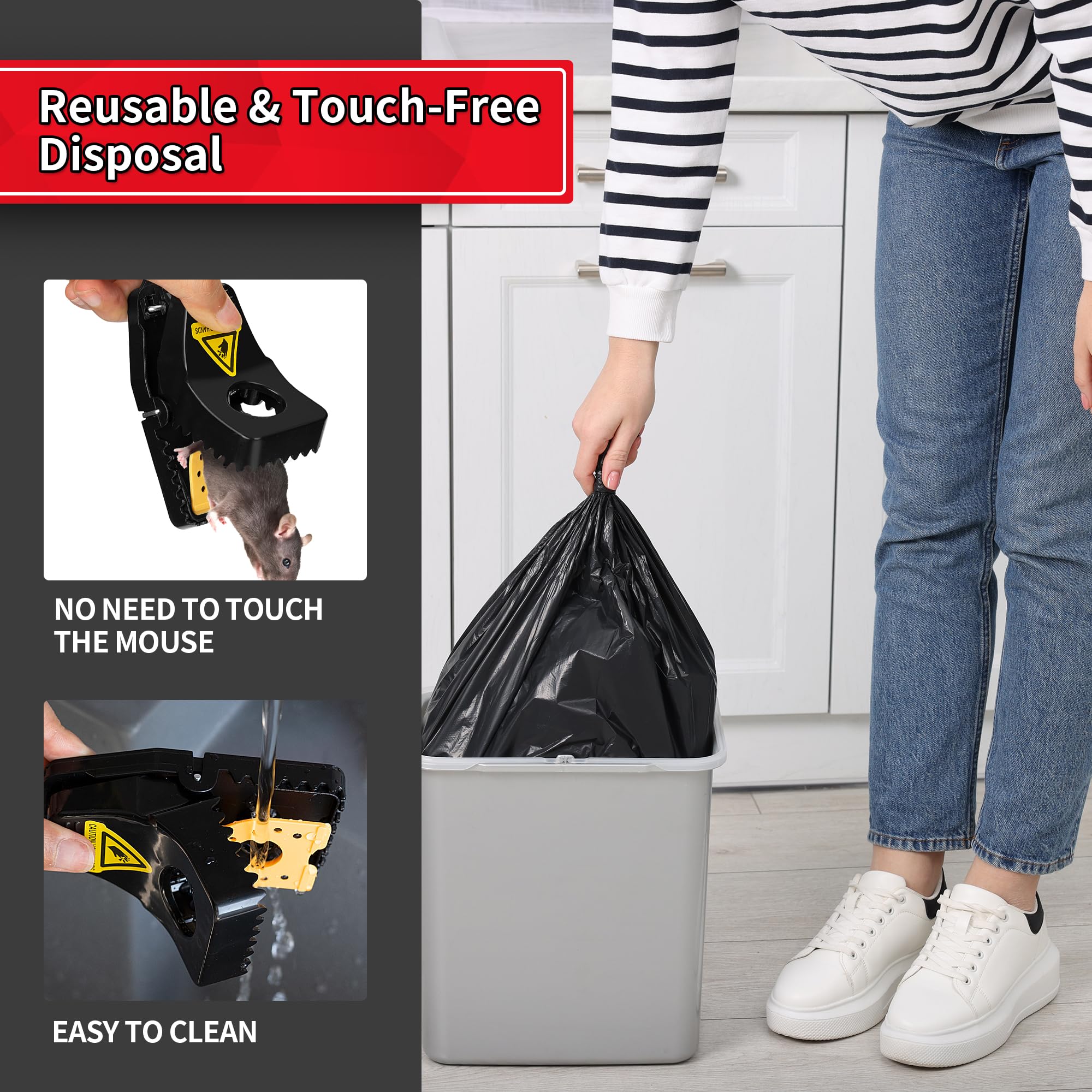 LULUCATCH indoor-outdoor-use suited for kitchens, garages, and sheds.