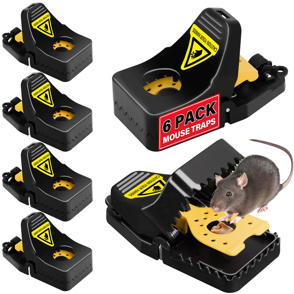 LULUCATCH mouse traps 6-pack ready for fast, humane indoor use.