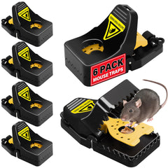 LULUCATCH mouse traps 6-pack ready for fast, humane indoor use.