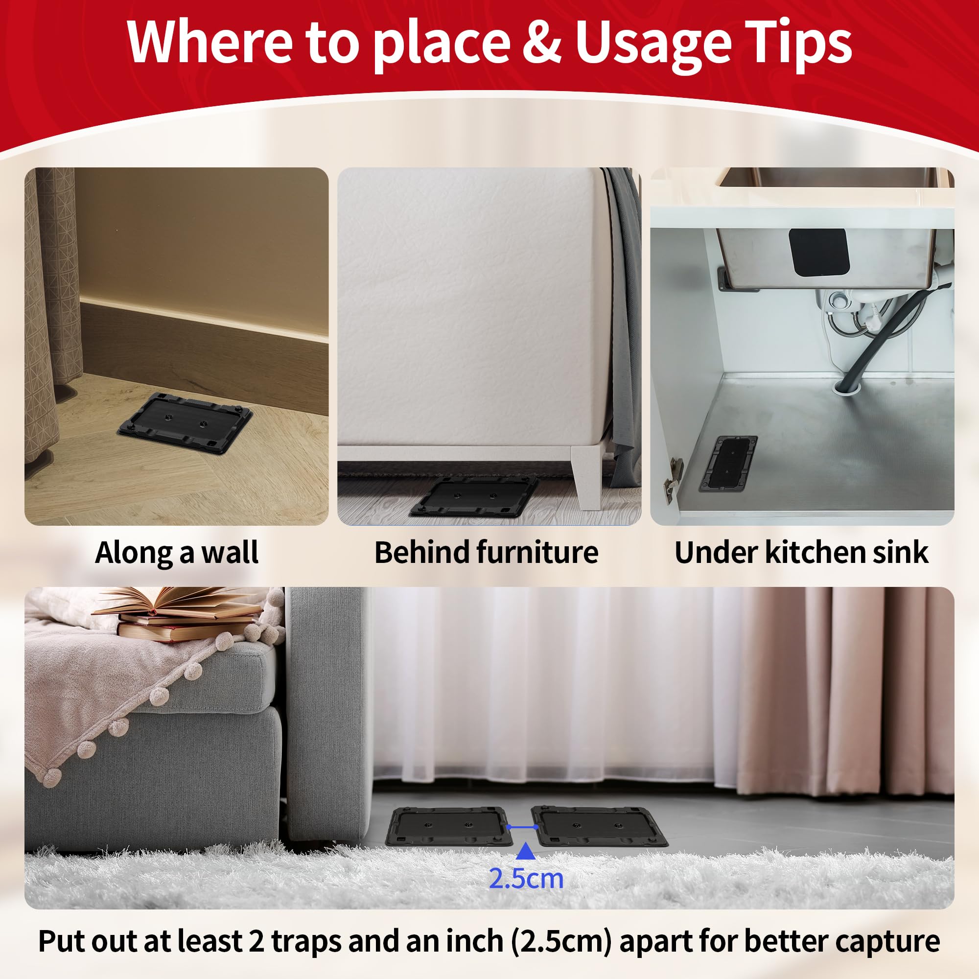 LULUCATCH value pack supports multi room pest management